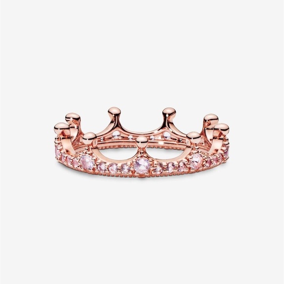 pandora crown ring in rose gold color - Picture 1 of 4